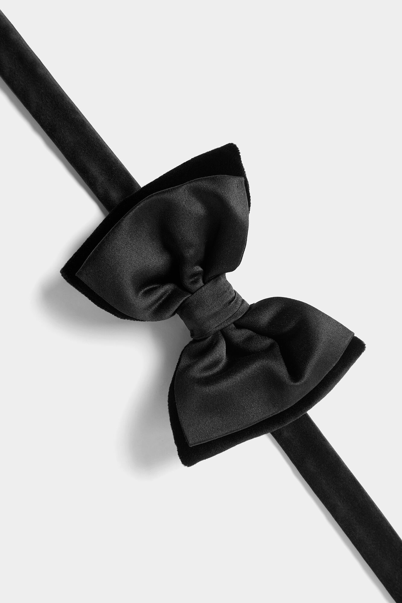 DSQUARED2 Classic Silk Bow Tie 蝶ネクタイ 黒