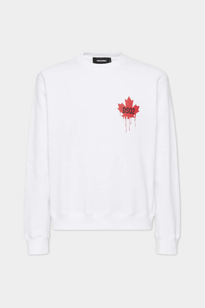 Red Maple Leaf Cool Fit Crewneck Sweatshirt图片编号1