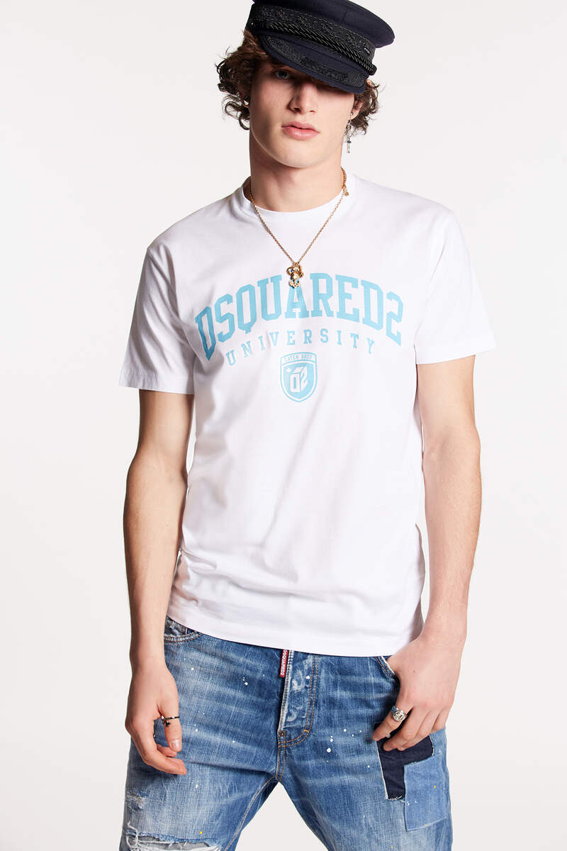 Dsquared2 University Cool T-shirt图片编号1