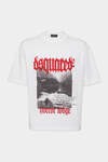 Gothic Print Loose Fit T-Shirt图片编号1