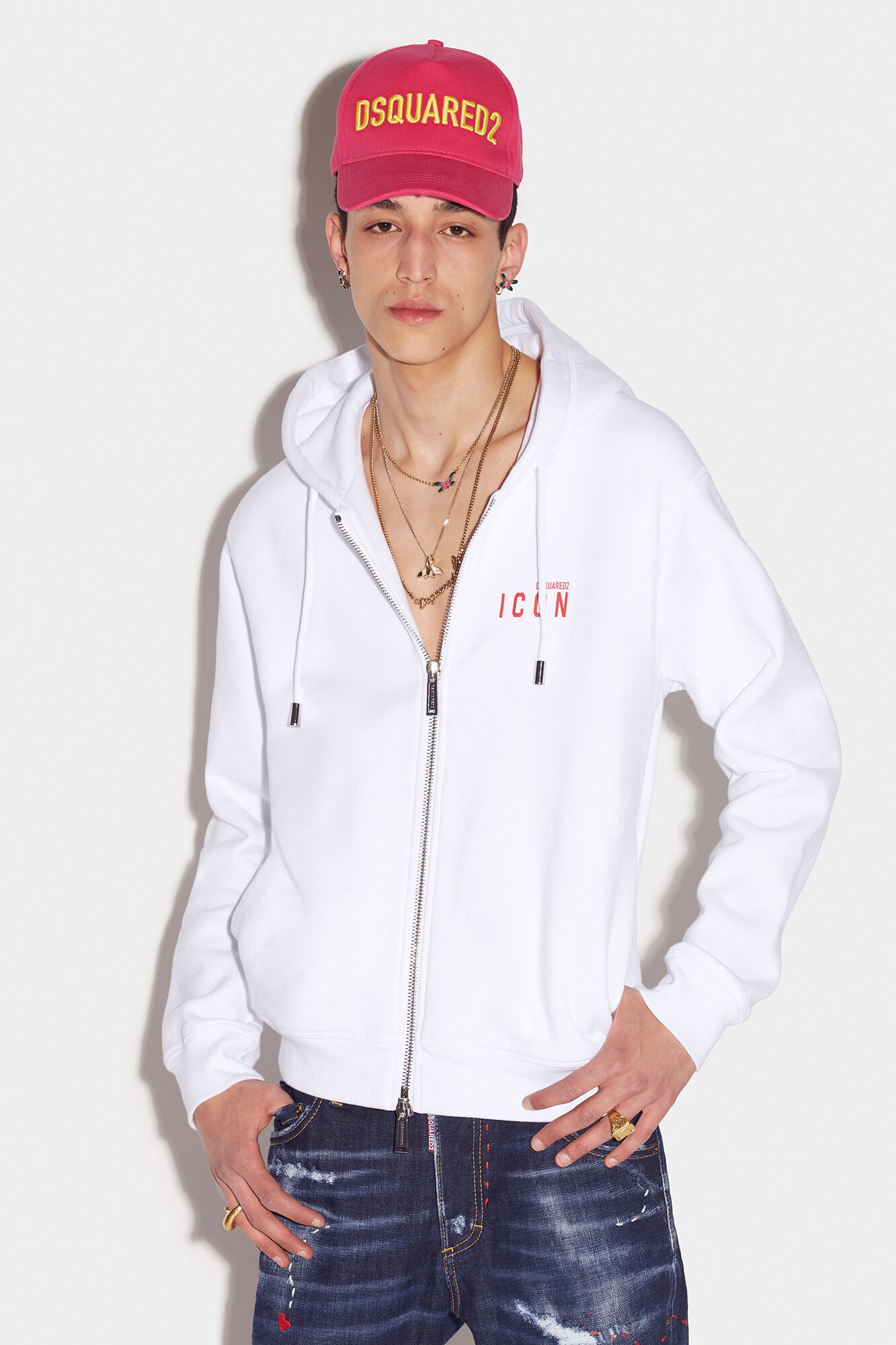 Mini Icon Zipped Hoodie