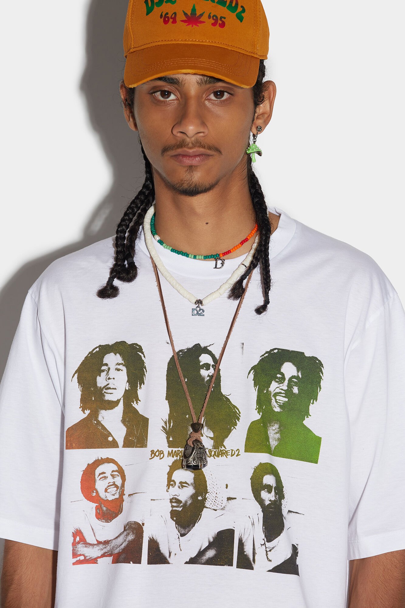 Bob Marley Postcards Skater T-shirt