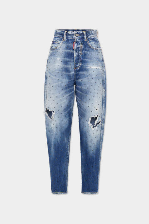 Medium Everything Wash - Studs 80's Jeans image number 3