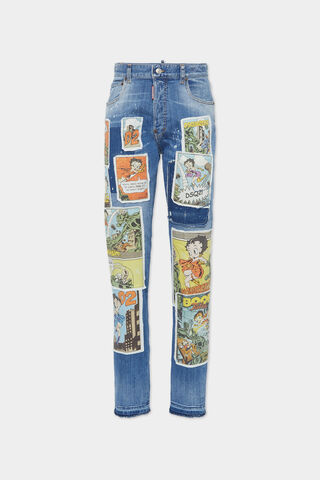 Betty Boop Wash 5 Pockets Jeans