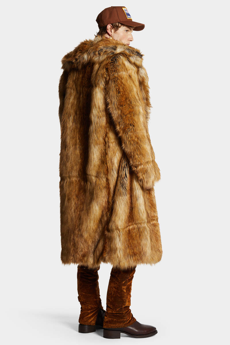 Faux Fur Long Coat número de imagen 4