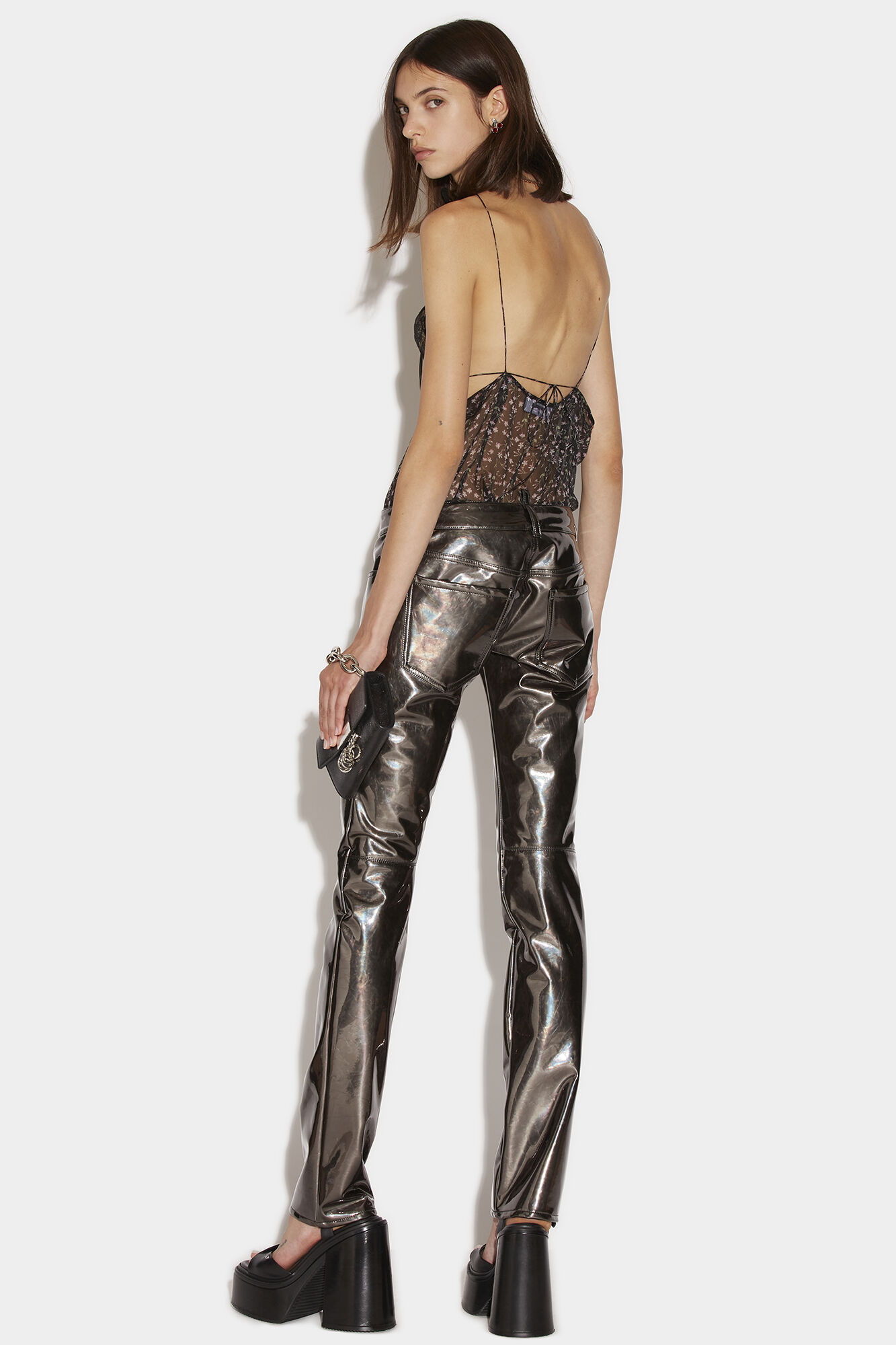 Namilia Reflective Motocross Bumster Trousers – Dolls Kill