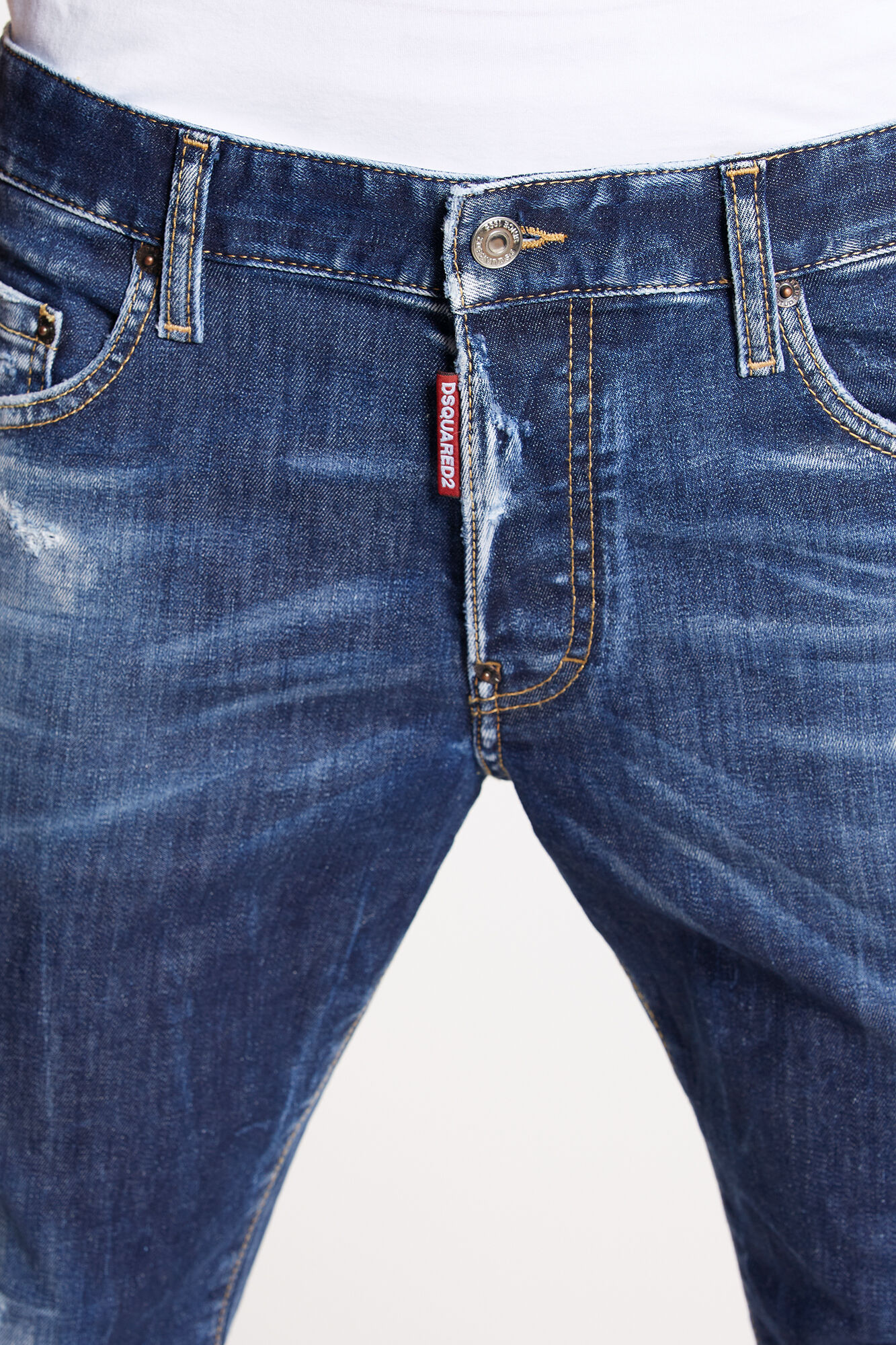 Vintage Y2k Ripped Denim Pants - UrbanWearOutsiders