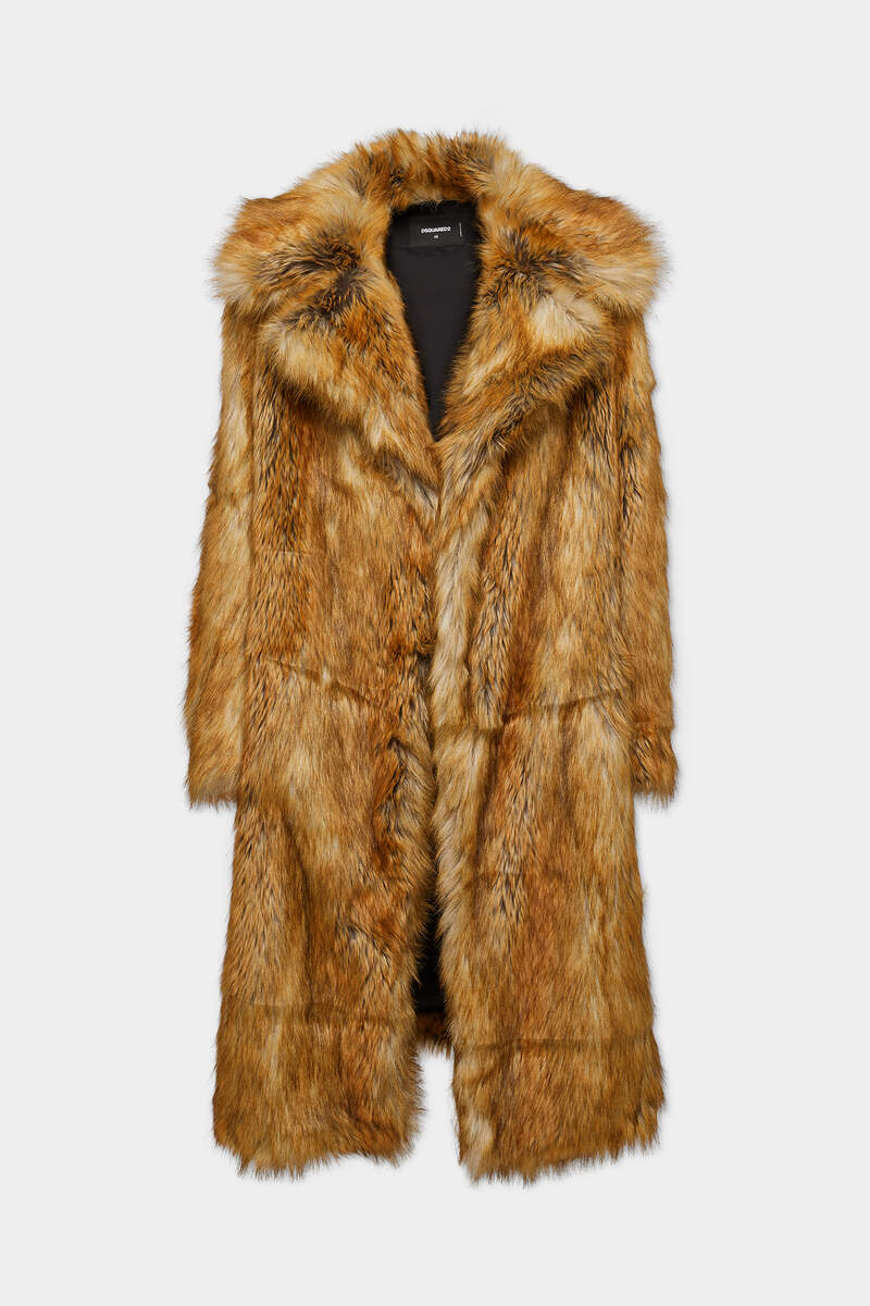 Faux Fur Long Coat número de imagen 1