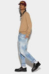 Light Super Ripped Wash Tailored Combat Jeans 画像番号 1