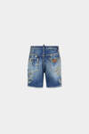 Medium Muffa Wash Marine Short Jeans número de imagen 2