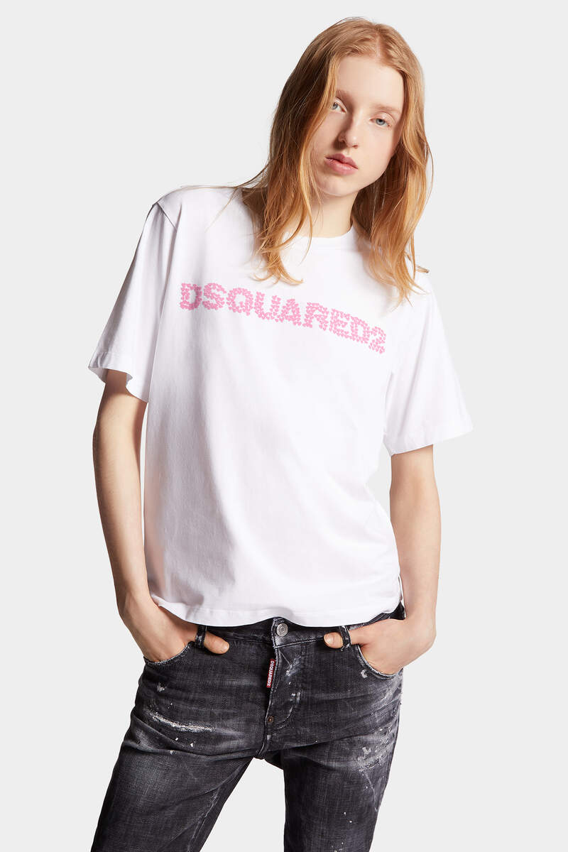 Dsquared2 Cotton Jersey Easy Fit T-Shirt immagine numero 3