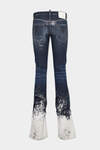 Dark Snow Wash Sharpei Bootcut Jeans immagine numero 2