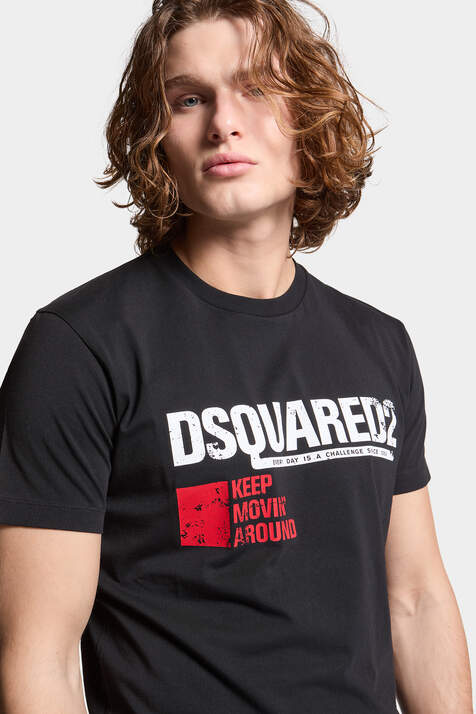 Dsquared2 Keep Moving Around Cool Fit T-Shirt immagine numero 5