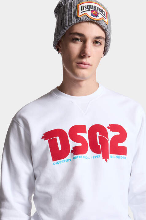 DSQ2 Brushed Fleece Cool Fit Sweatshirt Bildnummer 5