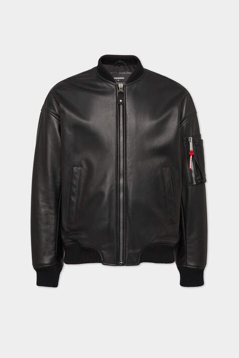 Leather Bomber image number 3