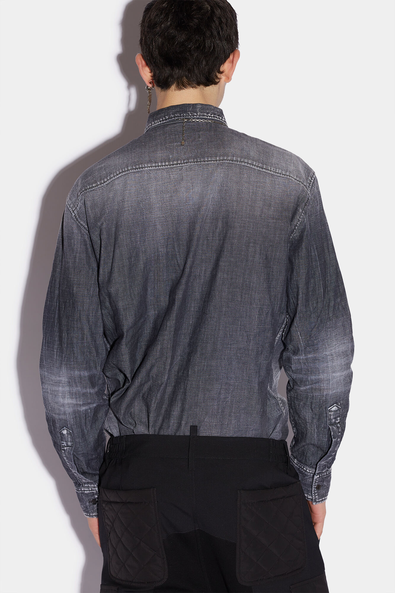 Grey Wash Dan Denim Shirt