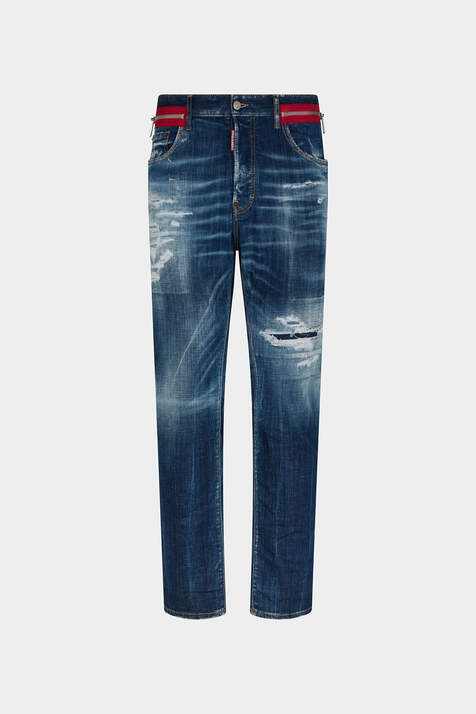 Dark Ripped Cast Wash 642 Jeans