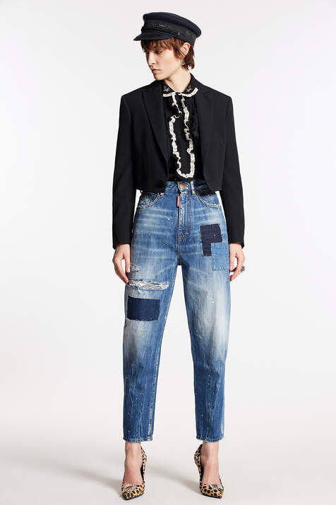 GenesinlifeShops KR - Grey 'Relax Long Crotch' jeans Dsquared2
