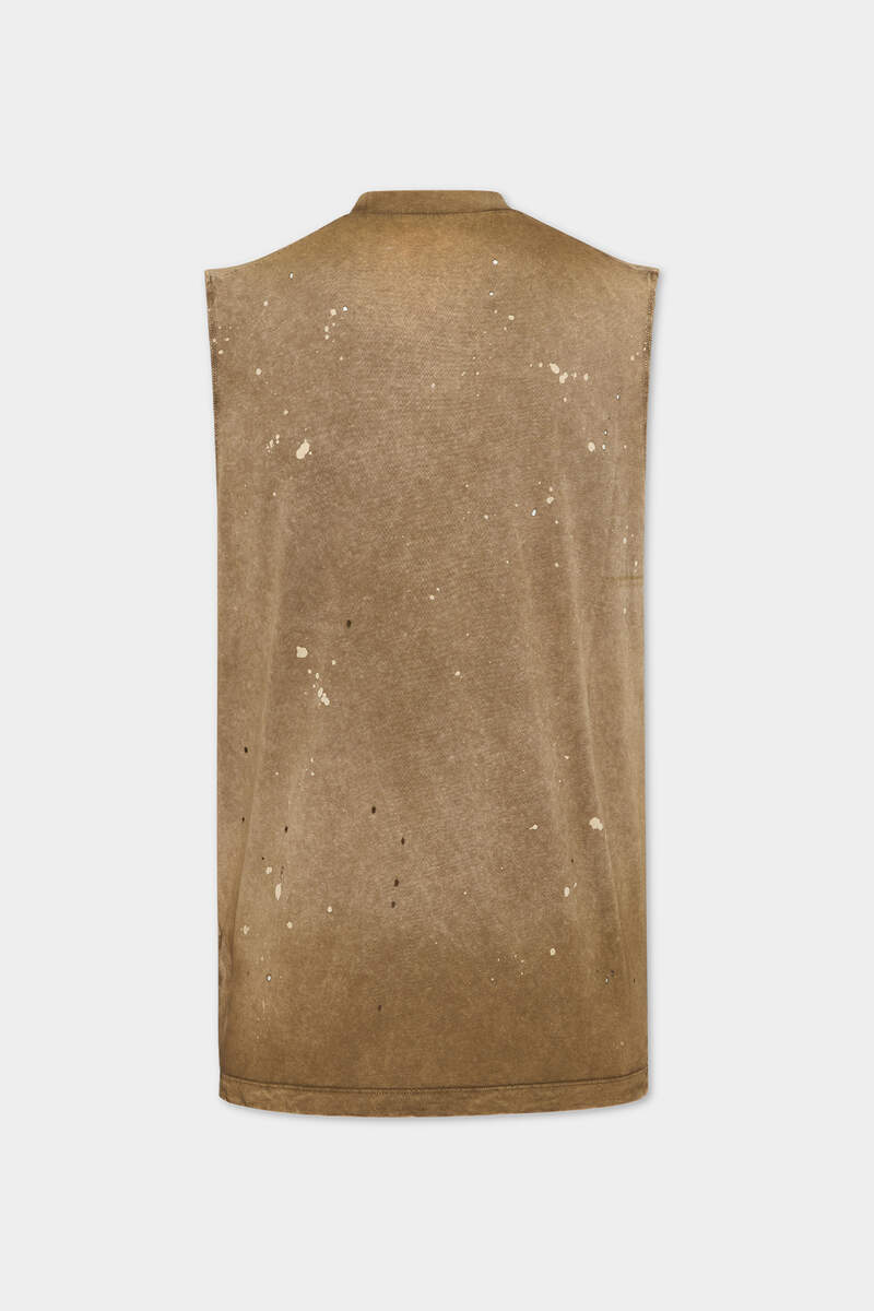 Sleeveless Destroyed Tank Top image number 2
