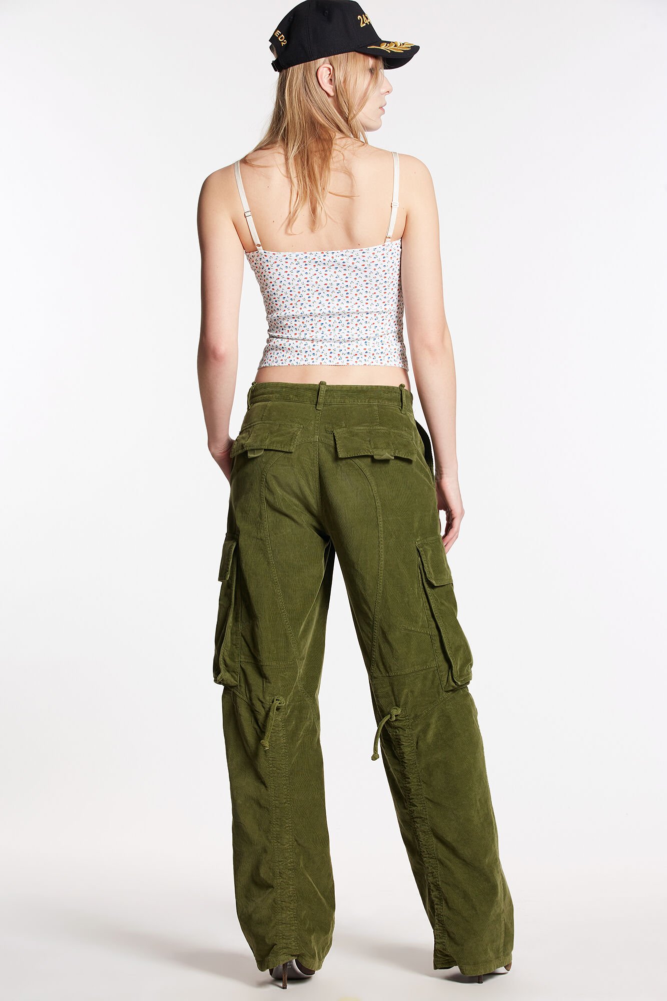 Zipper Design Mens Corduroy Cargo Pants With Flap Pockets Comfy Trendy  Trousers | Shop The Latest Trends | Temu