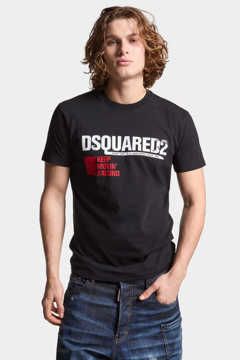 Dsquared2 Keep Moving Around Cool Fit T-Shirt