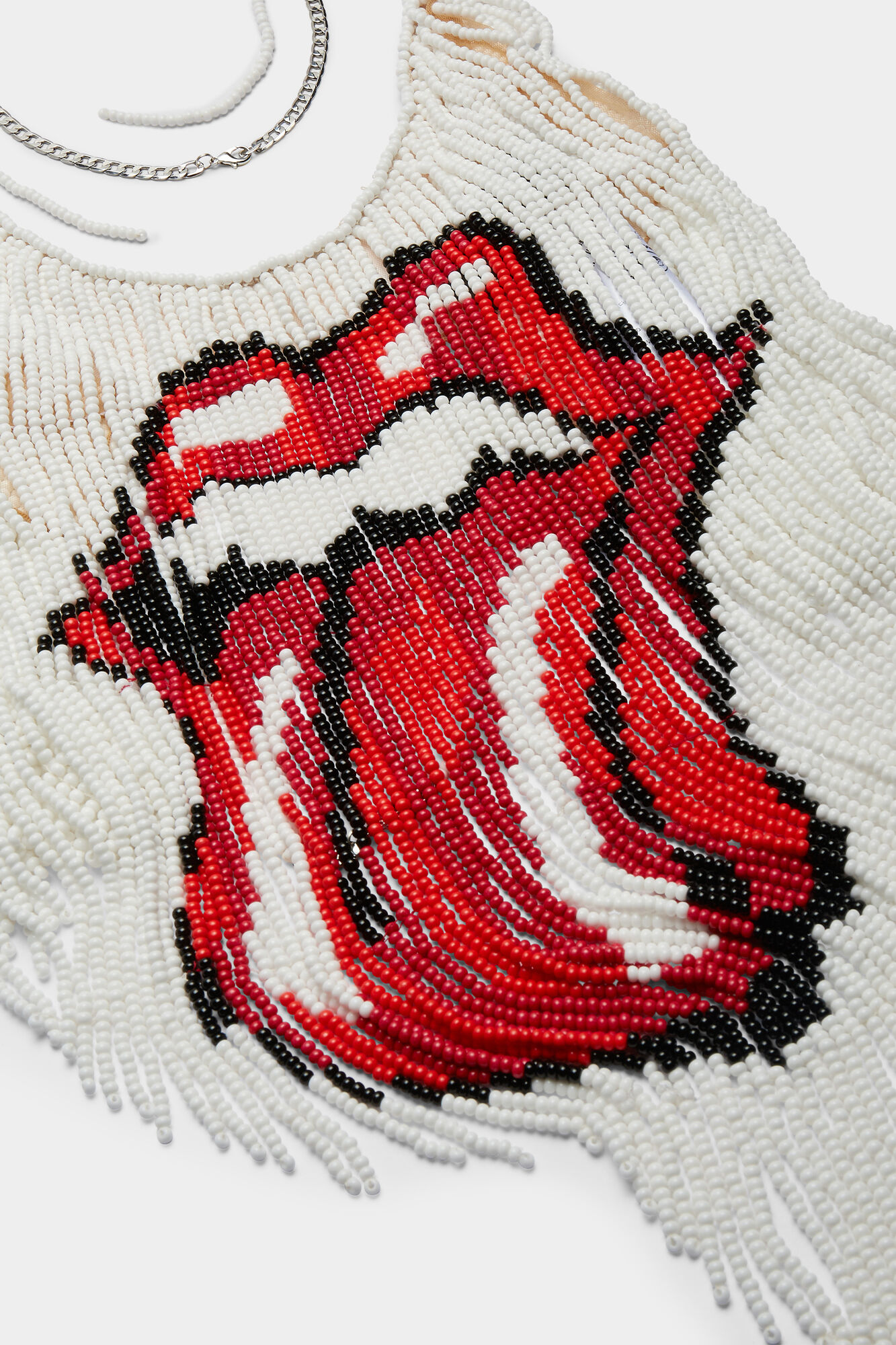 Rolling Stones Embroidery Top