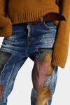Medium Corduroy Patches Wash Kawaii Jeans 画像番号 5