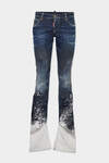 Dark Snow Wash Sharpei Bootcut Jeans图片编号1