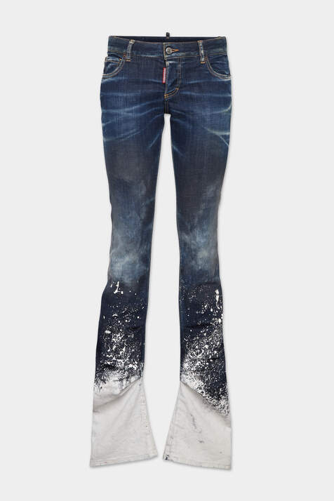 Dark Snow Wash Sharpei Bootcut Jeans image number 3