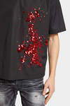 Creepy Embroidery Popeline T-Shirt image number 5