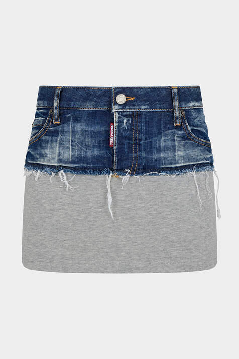 Hybrid Jean Skirt