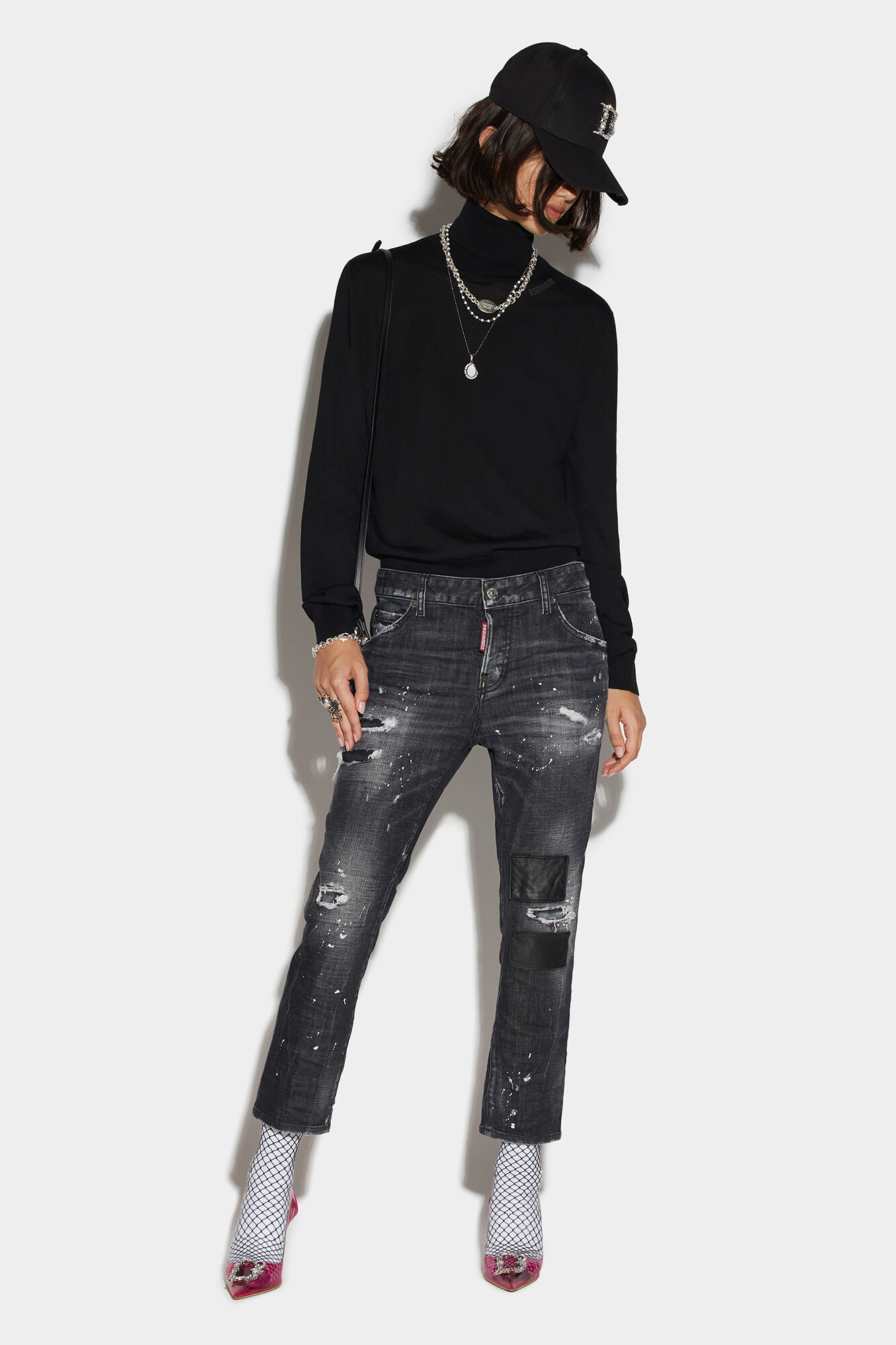 Dsquared2 cool girl cropped jeanウエスト40cm