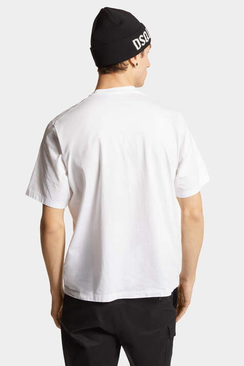 Rhinestones Printed Loose Fit T-Shirt Bildnummer 4