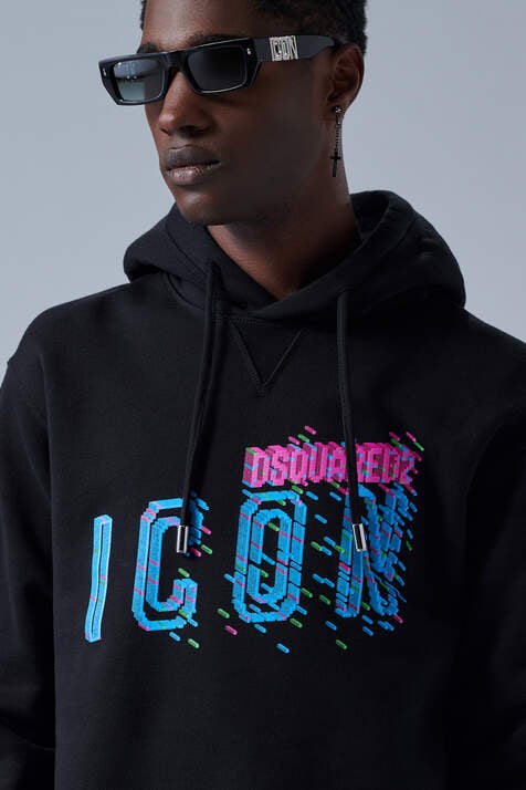 Pixeled Icon Cool Hoodie 画像番号 3