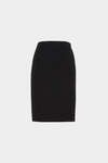 Stretch Worsted Wool Pencil Skirt image number 1