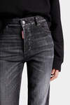 Black Brushed Steel Wash Boston Jeans图片编号4