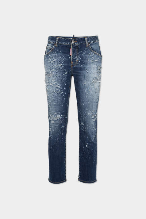 Medium Wood Worm Wash Cool Girl Jeans image number 3