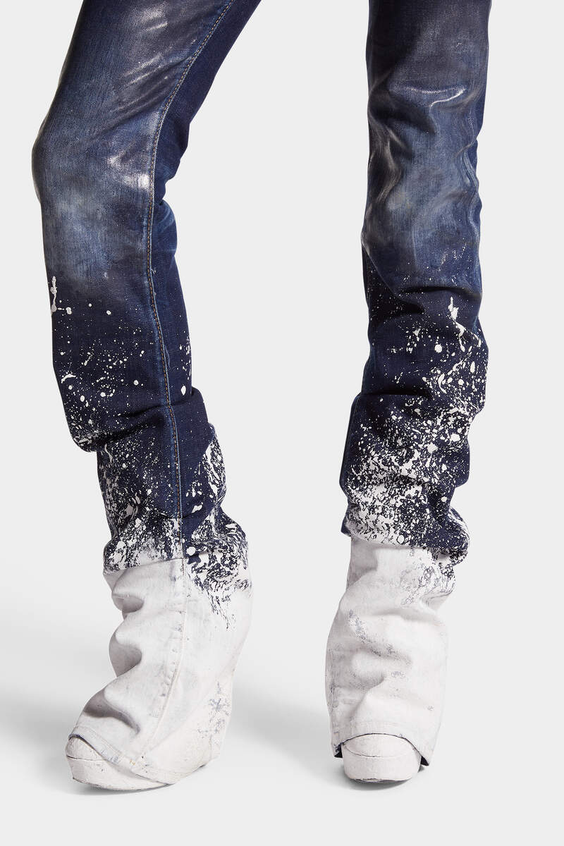 Dark Snow Wash Sharpei Bootcut Jeans image number 5
