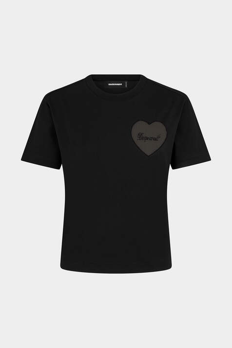 Boxy Fit Heart T-Shirt