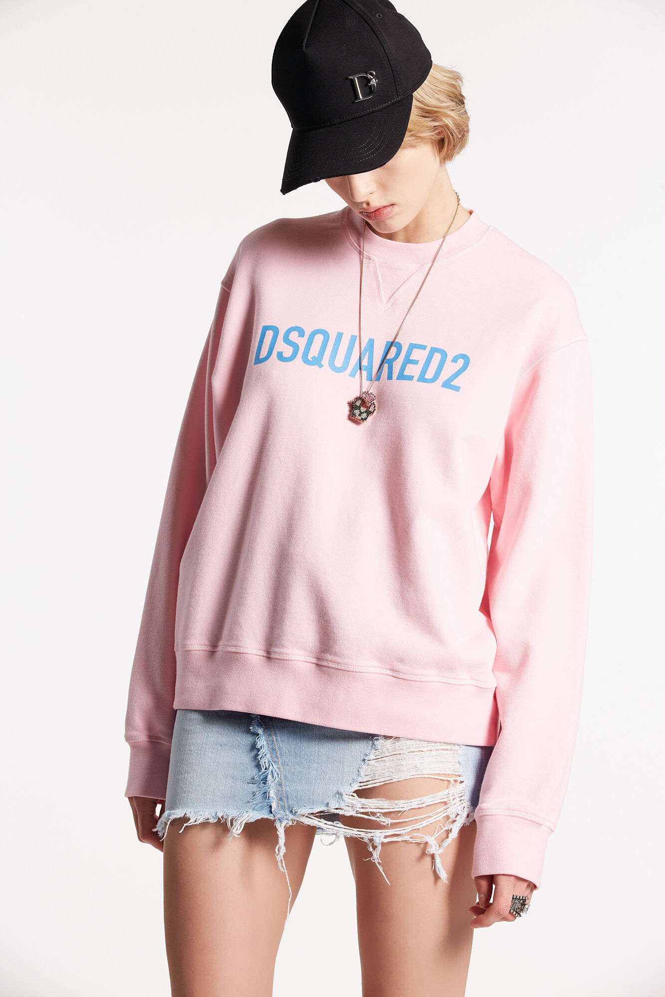 TIE&DYED DSQUARED2 SWEATSHIRT /COOL FIT /WASH /0231-