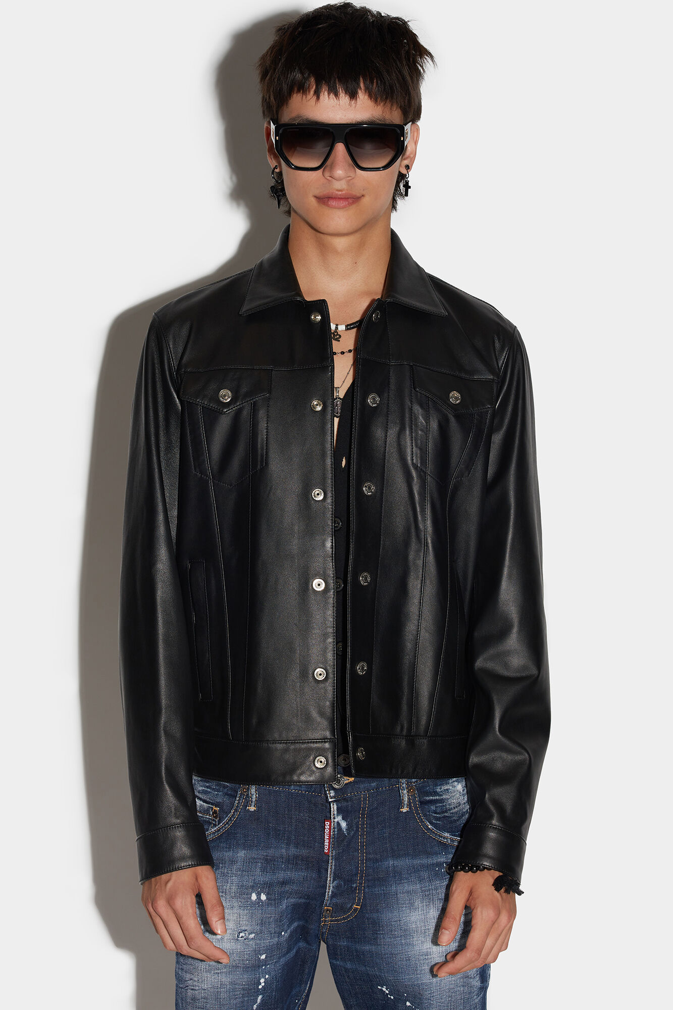 #dsquared #leather jacket