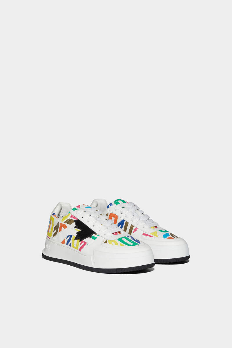 Dsquared2 Canadian D2 Monogram Sneakers In Multicolor