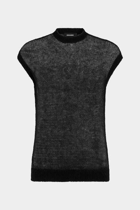 See Through Knit Vest