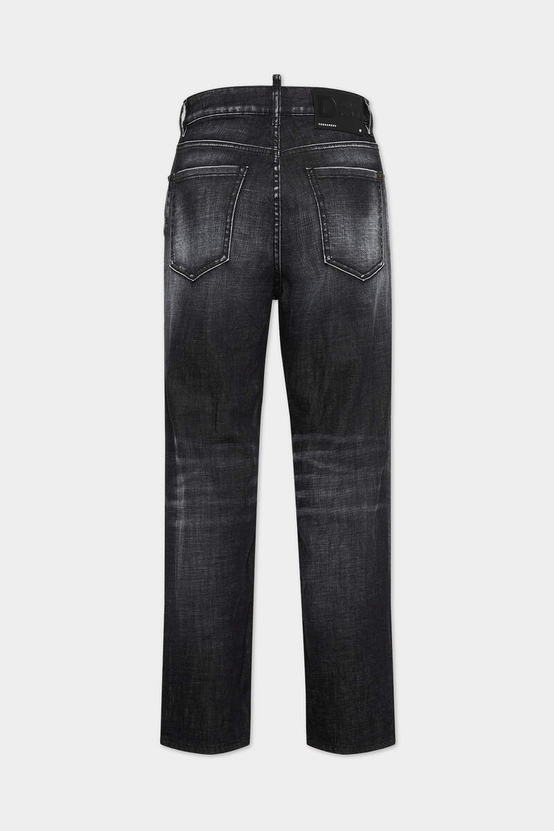 Black Brushed Steel Wash Boston Jeans image number 2
