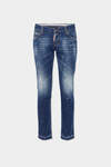 Medium White & Blue Spots Sharpei Jeans图片编号1