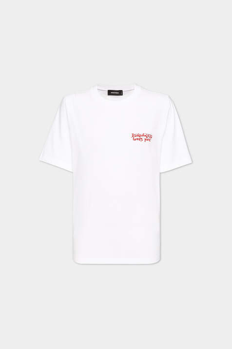 Dsquared2 Loves You Easy Fit T-Shirt