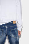 Medium Slash Wash Sexy Twist Jeans image number 4