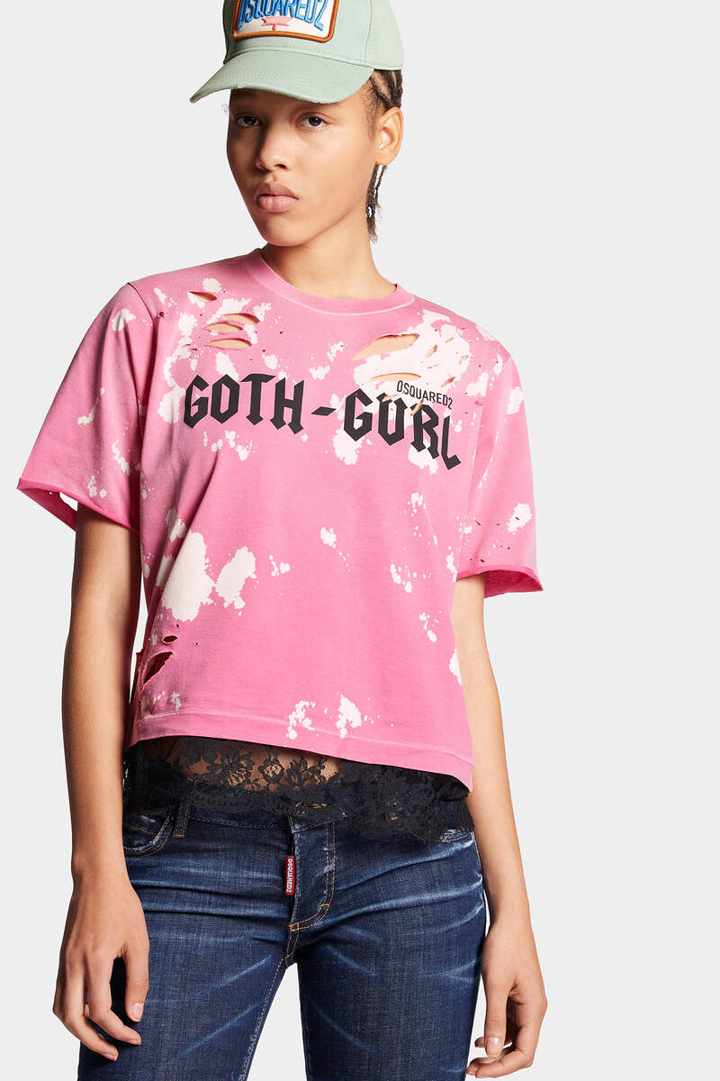 Goth-Gurl Lace T-shirt immagine numero 1