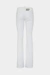 Dyed Medium Waist Flare Jeans image number 2