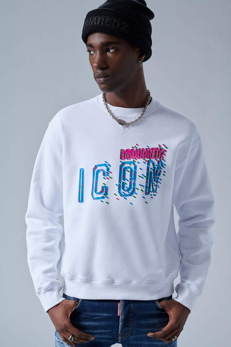 Pixeled Icon Cool Sweatshirt 画像番号 3